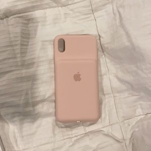 Authentic iPhone XS Max smart battery case pink